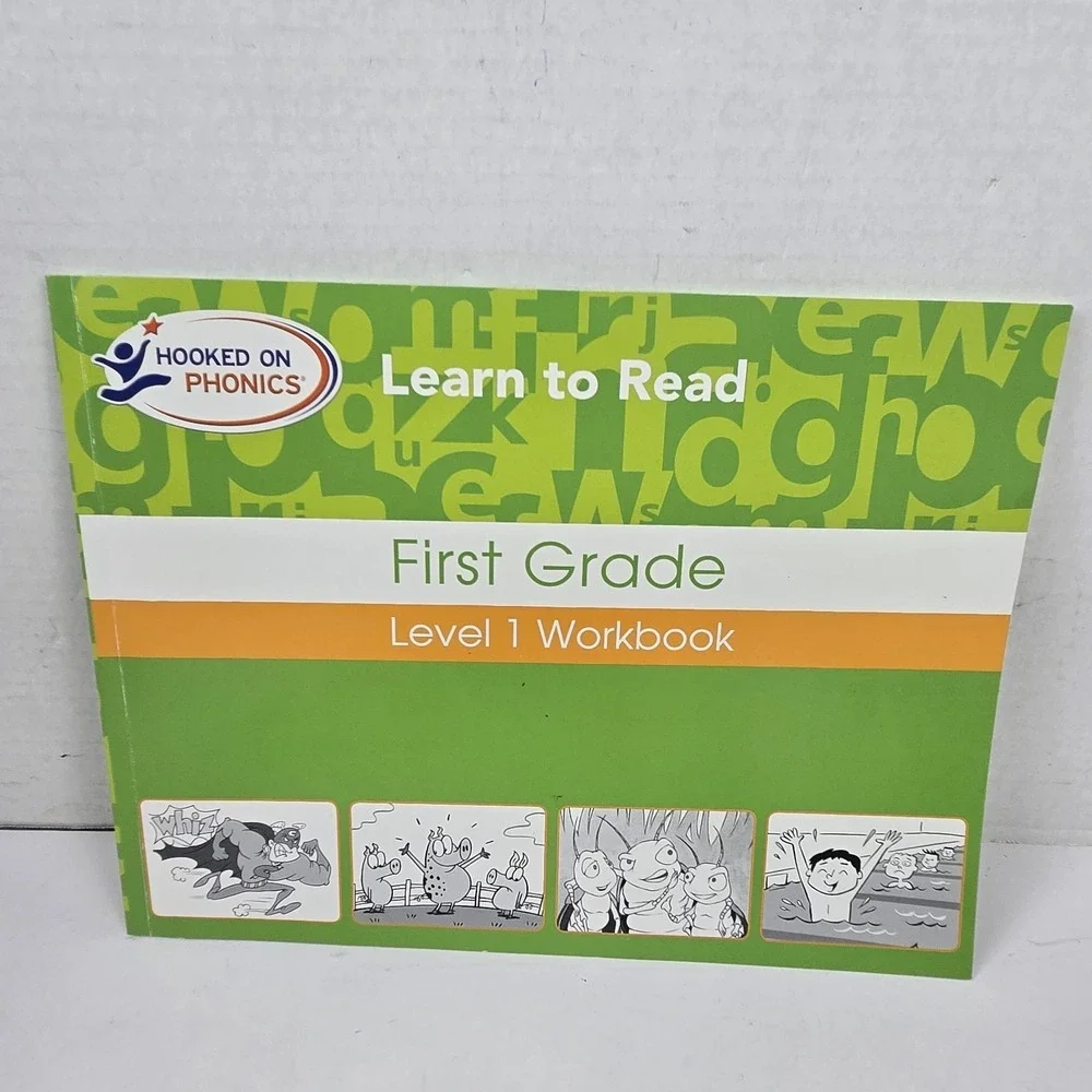 Hooked on Phonics - Learn to Read 1st Grade Level 1 & 2 STUDENT WORKBOOKS‎ ONLY